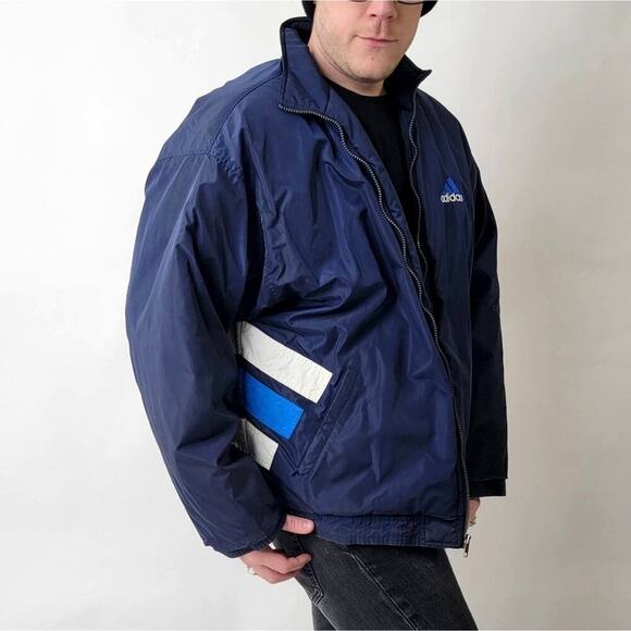 Vintage Y2k adidas Quilted Puffer Jacket Parka - XL - Picture 8 of 10